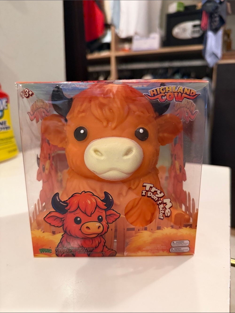 Hyland cow Toy - Orange